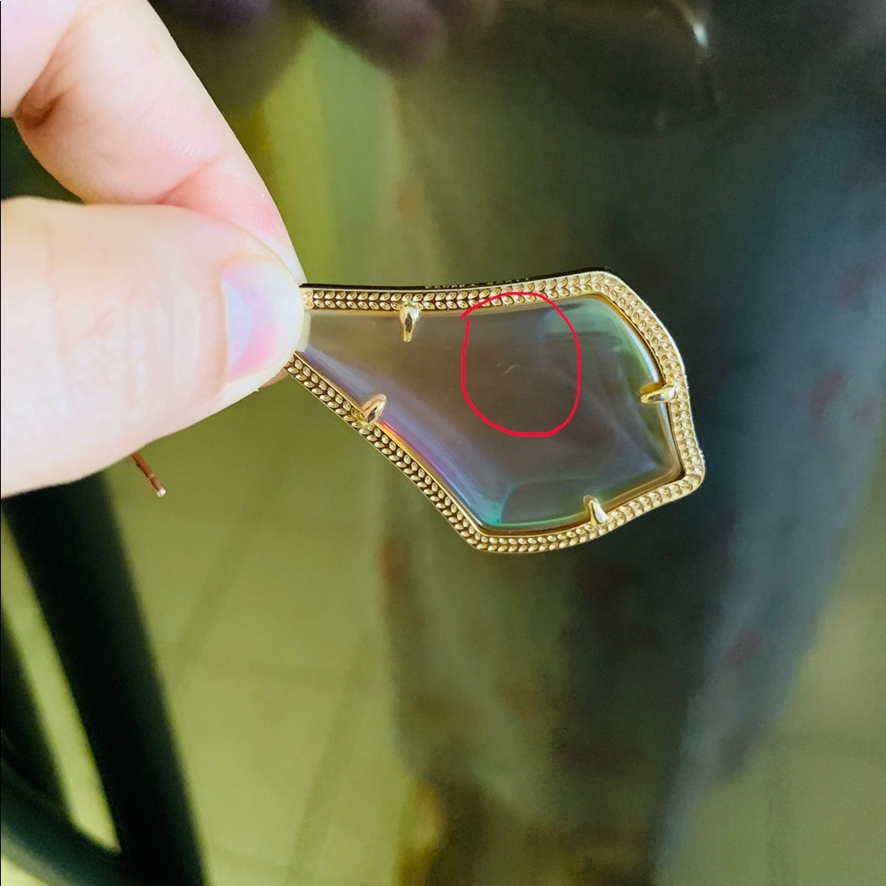 Kendra Scott peach Iridescent Set π - Picture 4 of 7